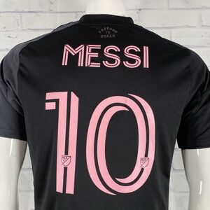 Adidas Jersey Lionel Messi Inter Miami FC Black Men's Medium Soccer Jersey NWT